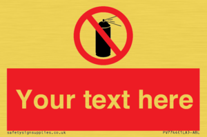 Custom prohibition no aerosol